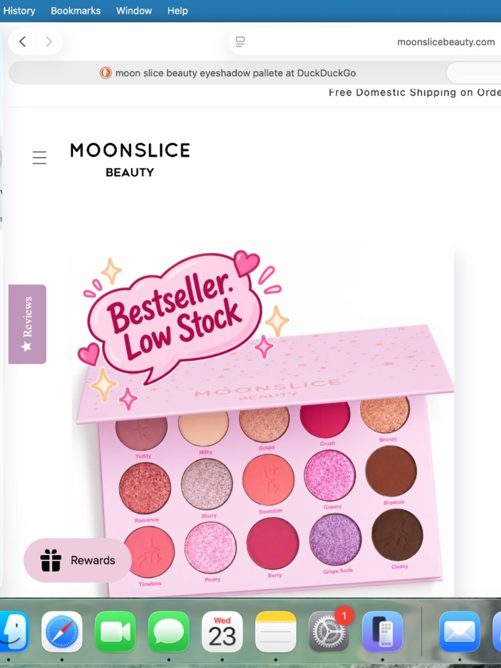 moon slice beauty celestial crush eyeshadow palette